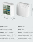 WiFi Temperature Humidity Sensor Smart Life Backlight Hygrometer Thermometer Sensor