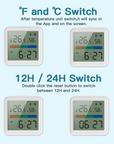WiFi Temperature Humidity Sensor Smart Life Backlight Hygrometer Thermometer Sensor