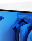 2-Door Wardrobe Armoire with LED Lights