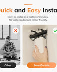 Motorized Smart Curtains with App & Voice Control