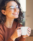 Self-Heating Ceramic Coffee Mug with Wireless Phone Charging