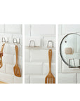 Self-Adhesive Kitchen Stainless Steel Sponges Holder