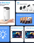 Projector 4K Android 11 Dual Home Cinema Outdoor Projector